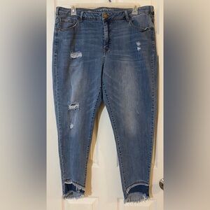 Lane Bryant Ankle Skinny Jeans 
Size 22
